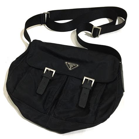 prada tessuto nylon crossbody bag|Prada nylon shoulder bag.